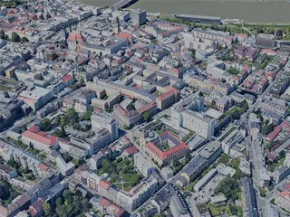 Linz City, Austria (2023) 3D Model preview