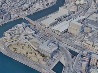 Nagasaki City, Japan (2023) 3D Model preview