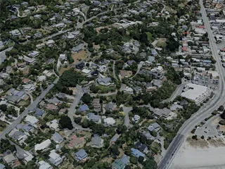 Nelson City, New Zealand (2022) 3D Model preview