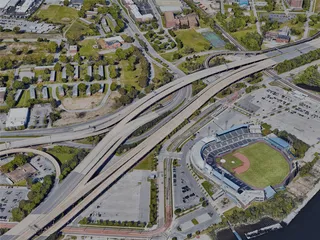 Norfolk City, VA, USA (2023) 3D Model preview