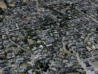 Richmond City, New Zealand (2022) 3D Model preview