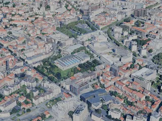 Clermont-Ferrand City, France (2024) 3D Model preview