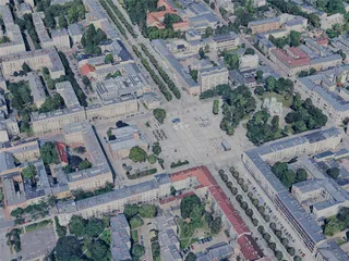 Czestochowa City, Poland (2024) 3D Model preview