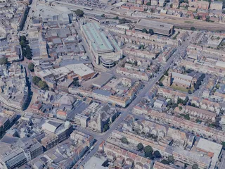 Eastbourne City, UK (2024) 3D Model preview