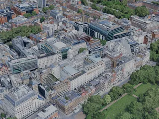 London City, UK (2024) 3D Model preview