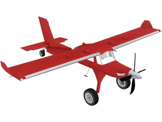 PZL-104 Wilga 3D Model preview