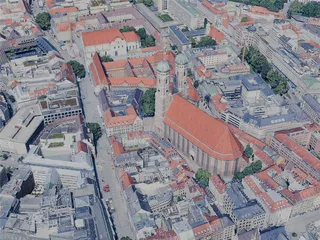 Munich City, Germany (2024) 3D Model preview