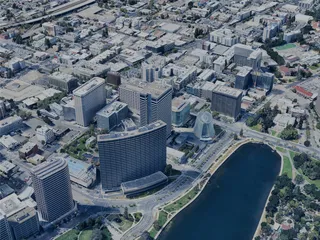 Oakland City, CA, USA (2023) 3D Model preview
