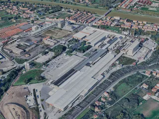 Pisa City, Italy (2024) 3D Model preview