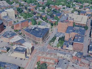 Portland City, ME, USA (2024) 3D Model preview