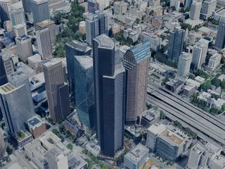 Seattle City, WA, USA (2024) 3D Model preview