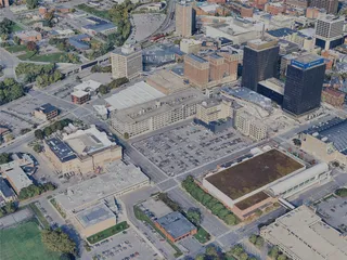 Syracuse City, NY, USA (2024) 3D Model preview