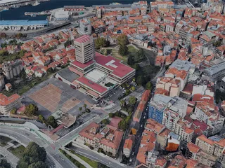Vigo City, Spain (2023) 3D Model preview
