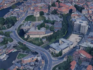 York City, UK (2024) 3D Model preview