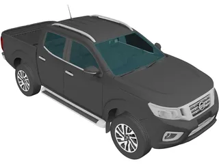 Nissan Navara Double Cab (2015) 3D Model preview