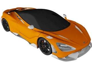 McLaren 765LT (2021) 3D Model preview