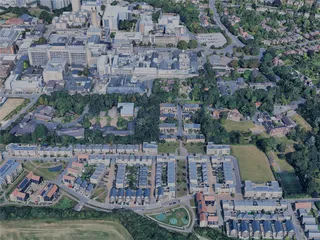 Cambridge City, UK (2024) 3D Model preview