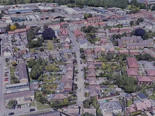Canterbury City, UK (2022) 3D Model preview