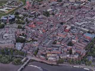 Chester City, UK (2023) 3D Model preview
