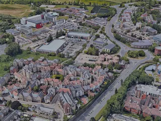 Colchester City, UK (2022) 3D Model preview