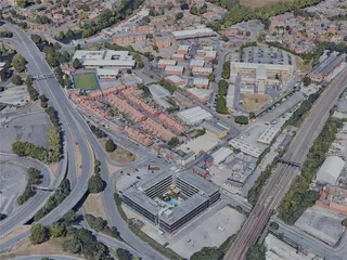 Derby City, UK (2022) 3D Model preview