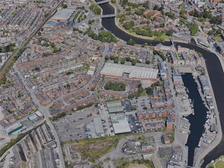 Exeter City, UK (2022) 3D Model preview