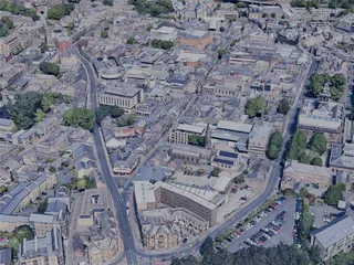 Lancaster City, UK (2023) 3D Model preview