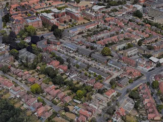 Norwich City, UK (2022) 3D Model preview