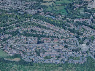 Salisbury City, UK (2024) 3D Model preview