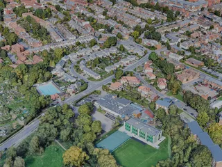 St. Albans City, UK (2022) 3D Model preview