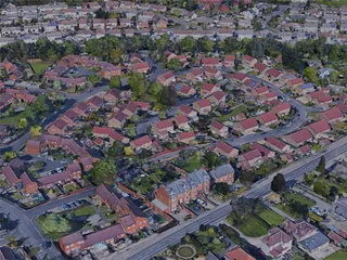 Wells City, UK (2022) 3D Model preview