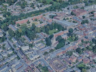 Winchester City, UK (2023) 3D Model preview
