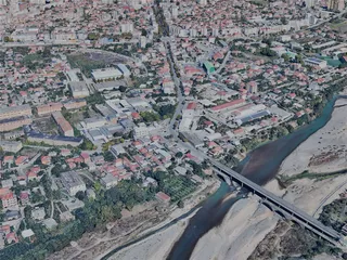 Elbasan City, Albania (2024) 3D Model preview