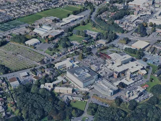 Lisburn City, UK (2024) 3D Model preview