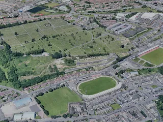 Londonderry City, UK (2022) 3D Model preview