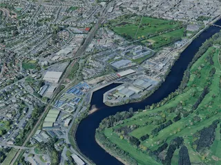 Perth City, UK (2024) 3D Model preview