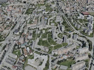 Pristina City, Kosovo (2022) 3D Model preview