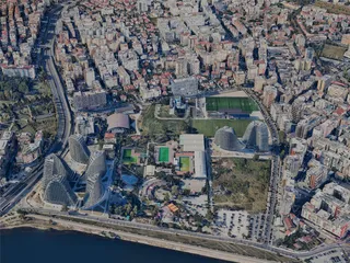 Tirane City, Albania (2024) 3D Model preview