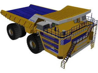 Belaz 75710 3D Model preview