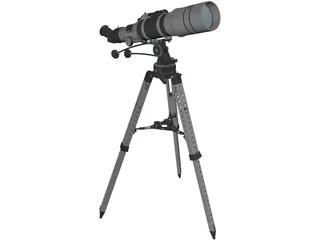 Telescope Space Hunter 3D Model preview