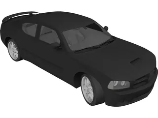 Dodge Charger SRT 8 3D Model preview