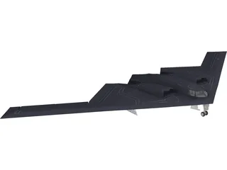 B-2 Bomber 3D Model preview
