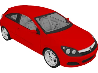 Opel Astra 3D Model preview