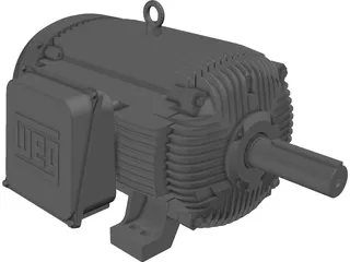 Motor 150hp 3D Model preview