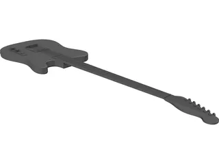 Squier Electric Guitar 3D Model preview