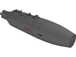 UB-16-M57-UM Rocket Pod 3D Model preview