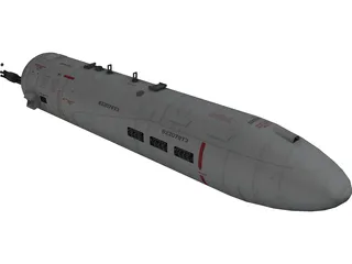GUV-8700 GPU Gunpod 3D Model preview
