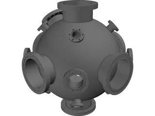 Vacuum Chamber 3D Model preview