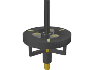 Planetary Gear 3D Model preview
