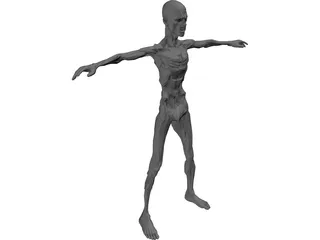 Zombie 3D Model preview